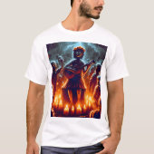 ein Bild einer Zombie-Gruppe mit Gitarre T-Shirt (Vorderseite)