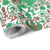 ein Bild eines grünen Feldes mit orangefarbenem Ra Geschenkpapier (Rolleneckpunkt)