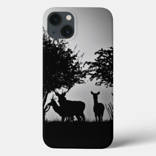 Ein Bild eines Hirsches im Morgennebel Case-Mate iPhone Hülle (Rückseite)