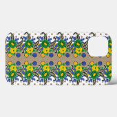 ein Bild eines Musters, das wie ein Pfau aussieht Case-Mate iPhone Hülle (Rückseite (Horizontal))