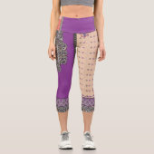 ein Bild eines Schals mit einem Design darauf Capri Leggings (Vorderseite)