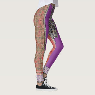 ein Bild eines Schals mit einem Design darauf Leggings