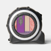 ein Bild eines Schals mit einem Design darauf Maßband (Vorderseite)