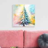 ein Bild eines Weihnachtsbaumes Leinwanddruck (Insitu (Wohnzimmer))