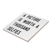 Ein Bild ist es wert, tausend zu seltsam zu machen Fliese (Seite)