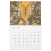ein Bild mit gelben Blumen. Kalender (Mär 2027)