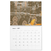 ein Bild mit gelben Blumen. Kalender (Mär 2027)