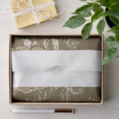 ein Bild mit gelben Blumen. Seidenpapier (Geschenk)