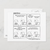 Ein Bild mit tausend Wörtern Postkarte (Vorne/Hinten)