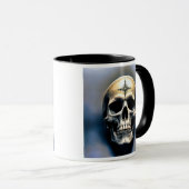 Ein Bild von einem Totenkopf, der überhaupt nicht Tasse (VorderseiteRechts)