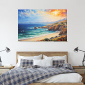 ein Bild von Strand und Meer Leinwanddruck (Insitu (Schlafzimmer))