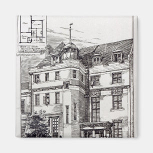 Ein Bildhauer-Studio, 1892 Magnet