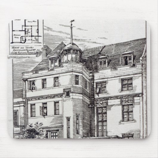 Ein Bildhauer-Studio, 1892 Mousepad (Vorne)