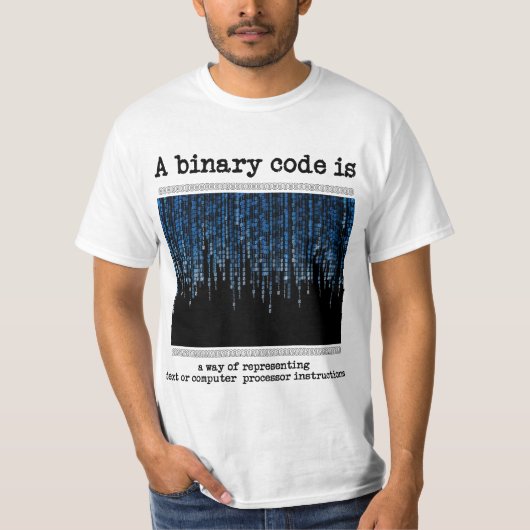 Ein binärer Code ist? T-Shirt (Vorderseite)