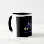 Ein binärer Code Tasse (Vorderseite Links)