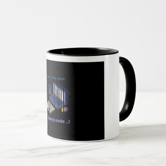 Ein binärer Code Tasse (VorderseiteRechts)