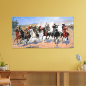 Ein Bindestrich für das Holz Leinwanddruck (Insitu (Wohnzimmer))