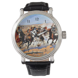 ein Bindestrich für Holz, Frederic Remington, Armbanduhr