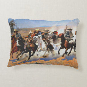 ein Bindestrich für Holz, Frederic Remington, Dekokissen