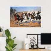 ein Bindestrich für Holz, Frederick Remington, Poster (Heimbüro)