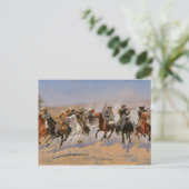 Ein Bindestrich für Holz Postkarte (Stehend Vorderseite)