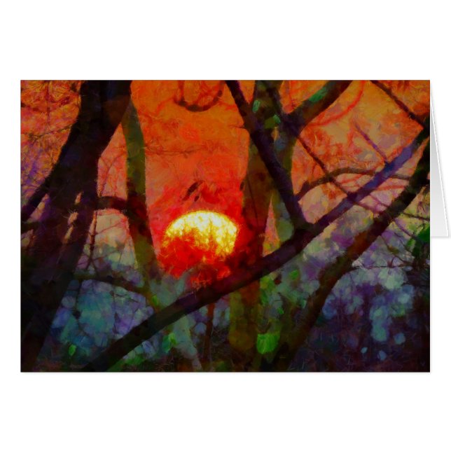 Ein birmanischer Sonnenuntergang (Vorderseite (Horizontal))