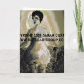 Ein Birnenkörper Karte (Rückseite)