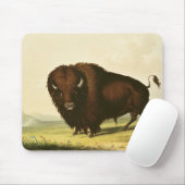 Ein Bison, c.1832 Mousepad (Mit Mouse)