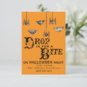 Ein Biss - Eleganter Spider Einladung (Stehend Vorderseite)