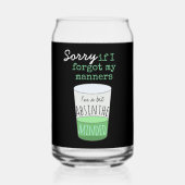 Ein bisschen Absinthe Minded Funny Drink Slogan Dosenglas (Vorderseite)