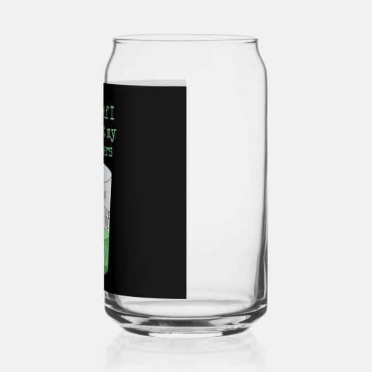 Ein bisschen Absinthe Minded Funny Drink Slogan Dosenglas (Links)