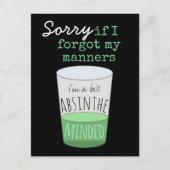 Ein bisschen Absinthe Minded Postkarte (Vorderseite)