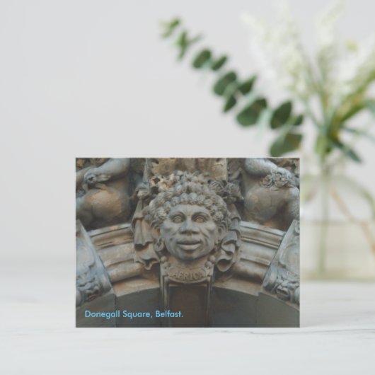 Ein bisschen Afrika in Belfast Postkarte (Stehend Vorderseite)
