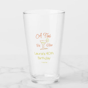 Ein bisschen älter 40. Geburtstag Name Datum Marti Glas