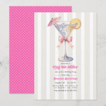 Ein bisschen älter Hot Pink Martini Geburtstagsfei