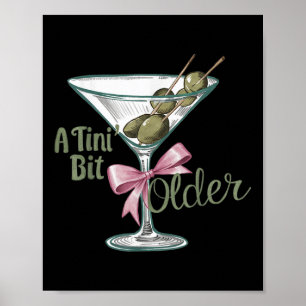 Ein bisschen älter im Retro-Vintage-Stil  Poster