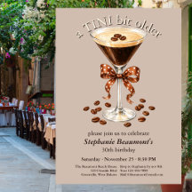 Ein bisschen älter Martini Espresso Brauner Bogen 