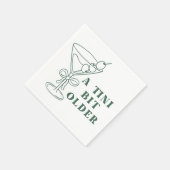 Ein bisschen älter serviette (Ecke)