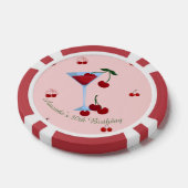 Ein bisschen älterer Cherrytini-Geburtstag Pokerchips (Einzeln)