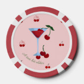 Ein bisschen älterer Cherrytini-Geburtstag Pokerchips (Rückseite)