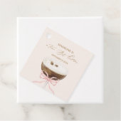 Ein bisschen älterer Espresso Martini gestreifter Geschenkanhänger (Beispiel)