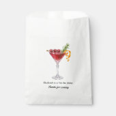 Ein bisschen älterer Martini-Geburtstagsfeier Geschenktütchen (Vorderseite)