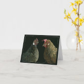 "Ein bisschen aussuchen, ein bisschen reden" - Hen Karte (Gelbe Blume)