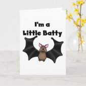 Ein bisschen Batty Karte (Gelbe Blume)