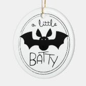 Ein bisschen Batty Keramikornament (Links)