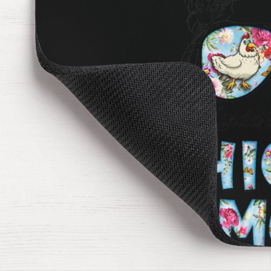 Ein bisschen beschäftigt als Hühner-Mama Neue Mama Mousepad (Ecke)