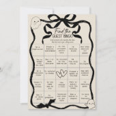 Ein bisschen boomen finden Sie die Guest Bingo Gam Einladung (Vorderseite)