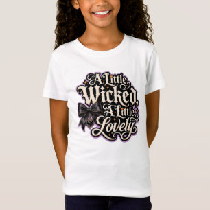Ein bisschen böse, ein bisschen liebenswert Kinder T-Shirt