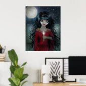 Ein bisschen Candlelight Fairy Poster Print (Heimbüro)