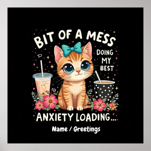 Ein bisschen Chaos, mein bestes Gefühl der Angst Poster (Vorne)